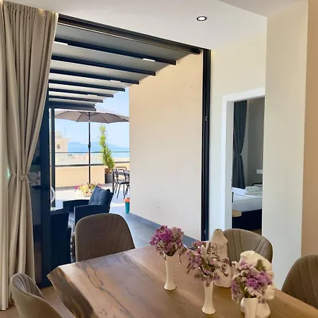 Sea View Luxury Penthouse,3rooms Lägenhet Vlorë